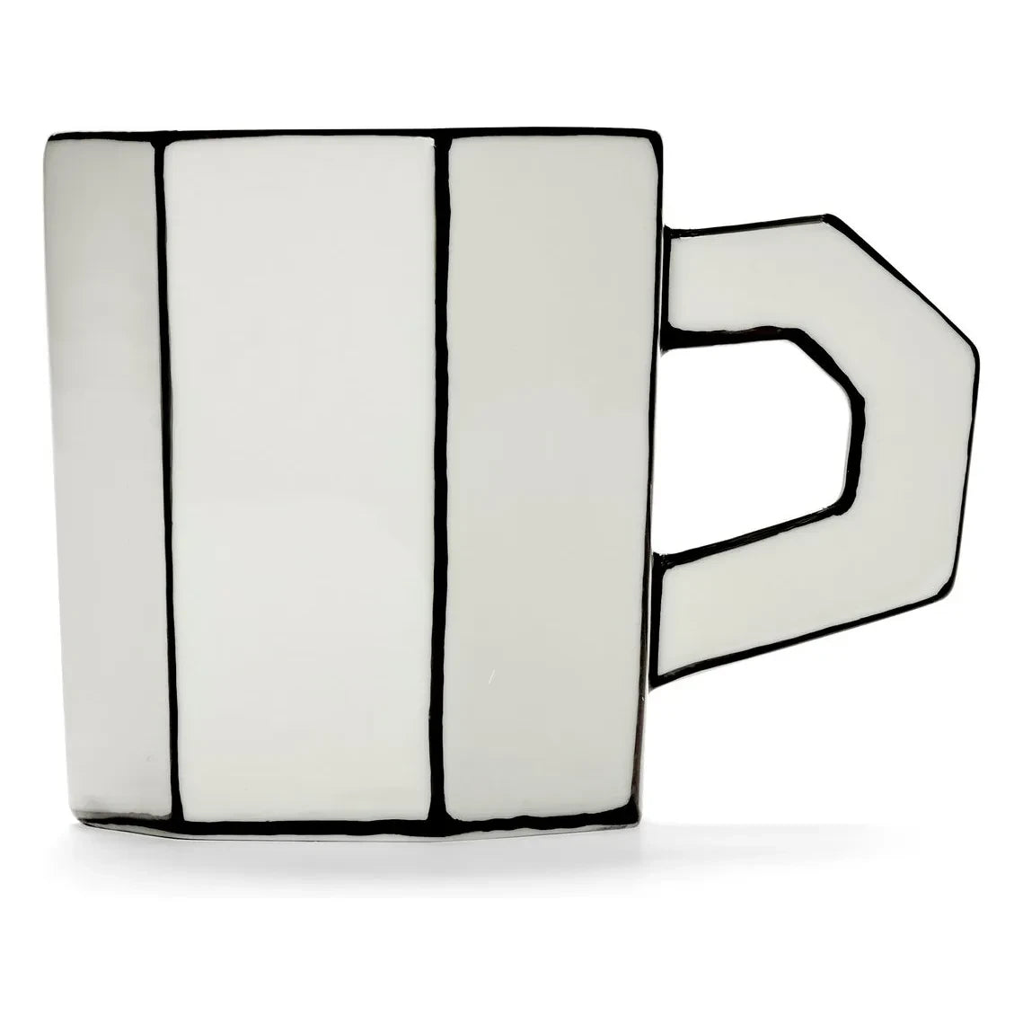 Serax - Carte Blanche Teetasse - 2er Set | Schwarz/Weiß