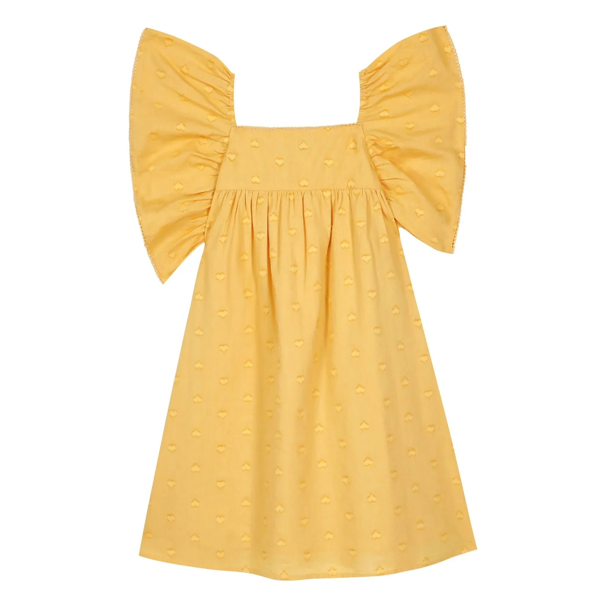 Bonton - Rêve Cœurs Kleid | Gelb