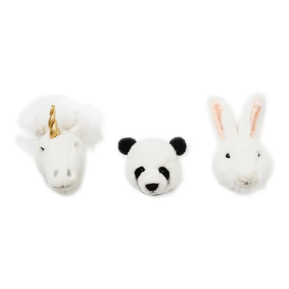 Wild & Soft - Niedliche Tier-Wanddekorationen - 3er-Set