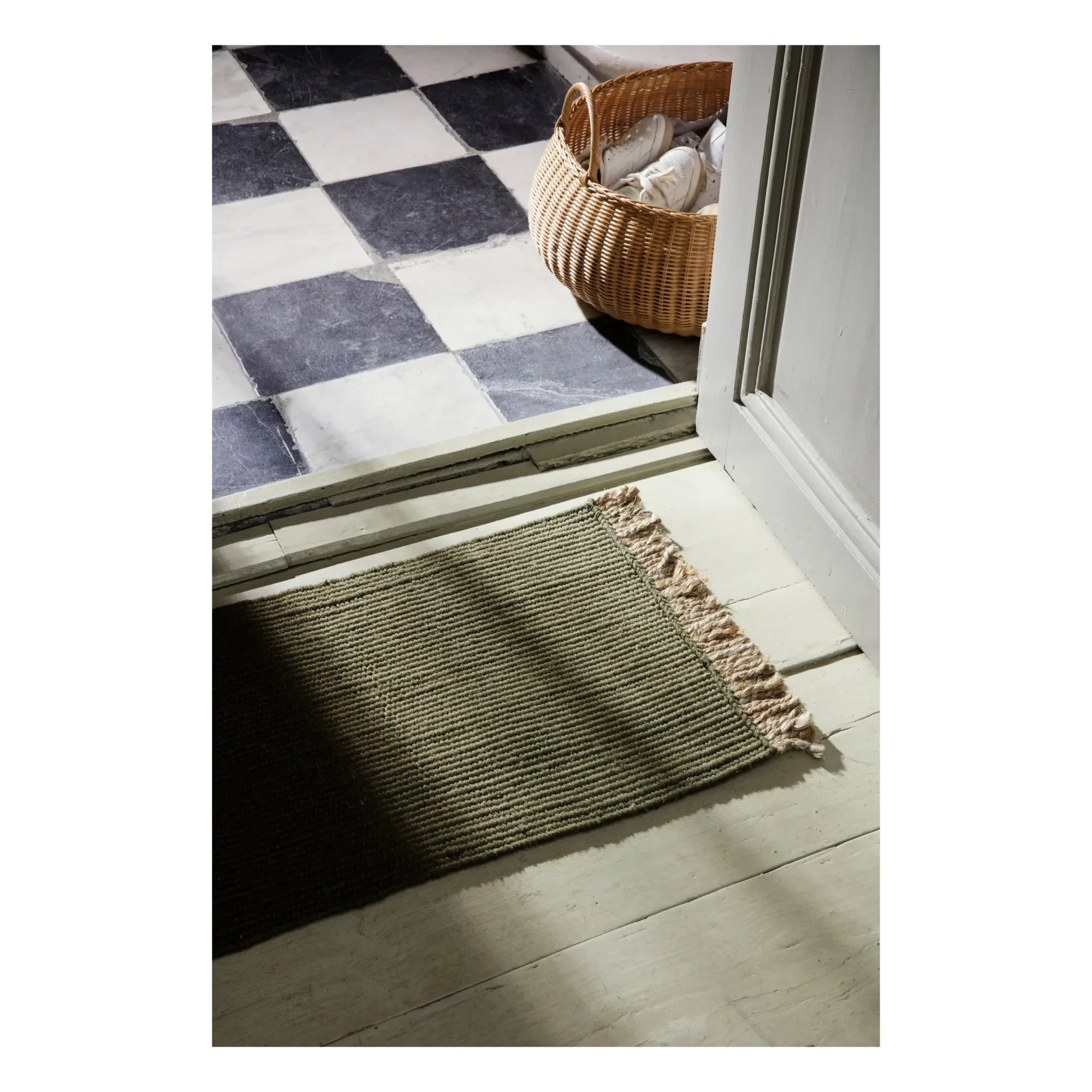 Ferm Living - Recycelte PET-Fußmatte | Olivgrün