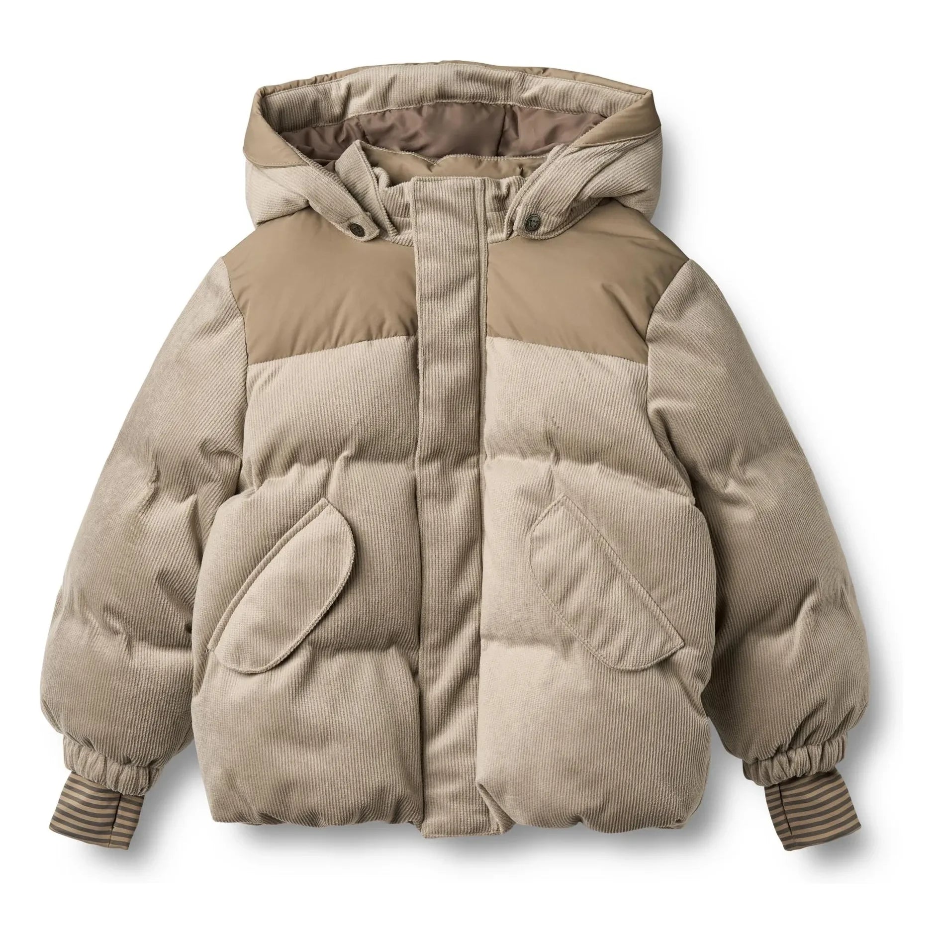 Weizen - Mads Recycelter Faser-Wattierter Mantel | Beige
