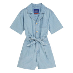 Scotch & Soda – Chambray-Jumpsuit | Hellblau