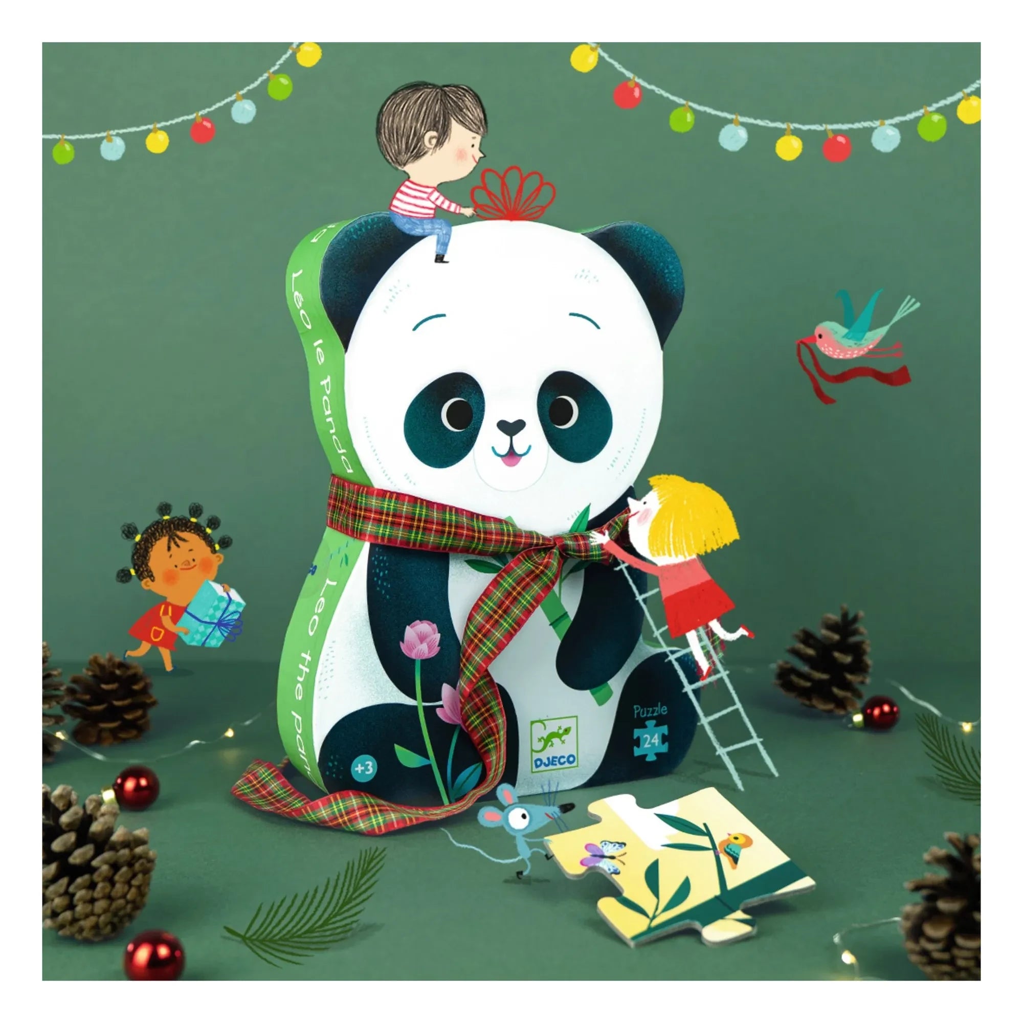 Djeco - Leo Panda yapbozu - 24 parça