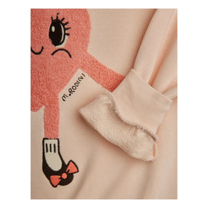 Mini Rodini - Sweat Heart Bio-Baumwolle | Hellrosa
