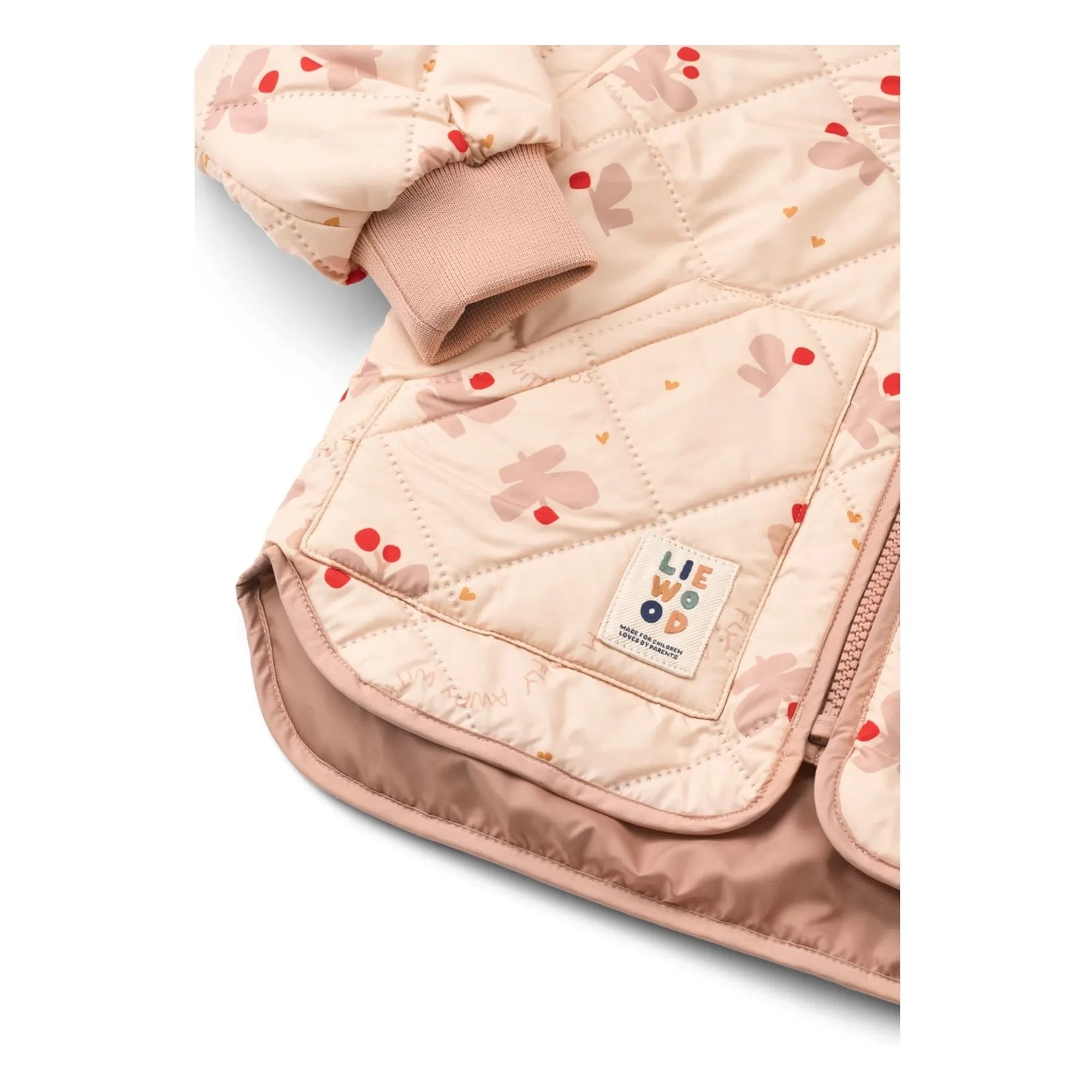 Liewood - Zella Papillons Thermoset aus Recyclingfasern | Hellrosa