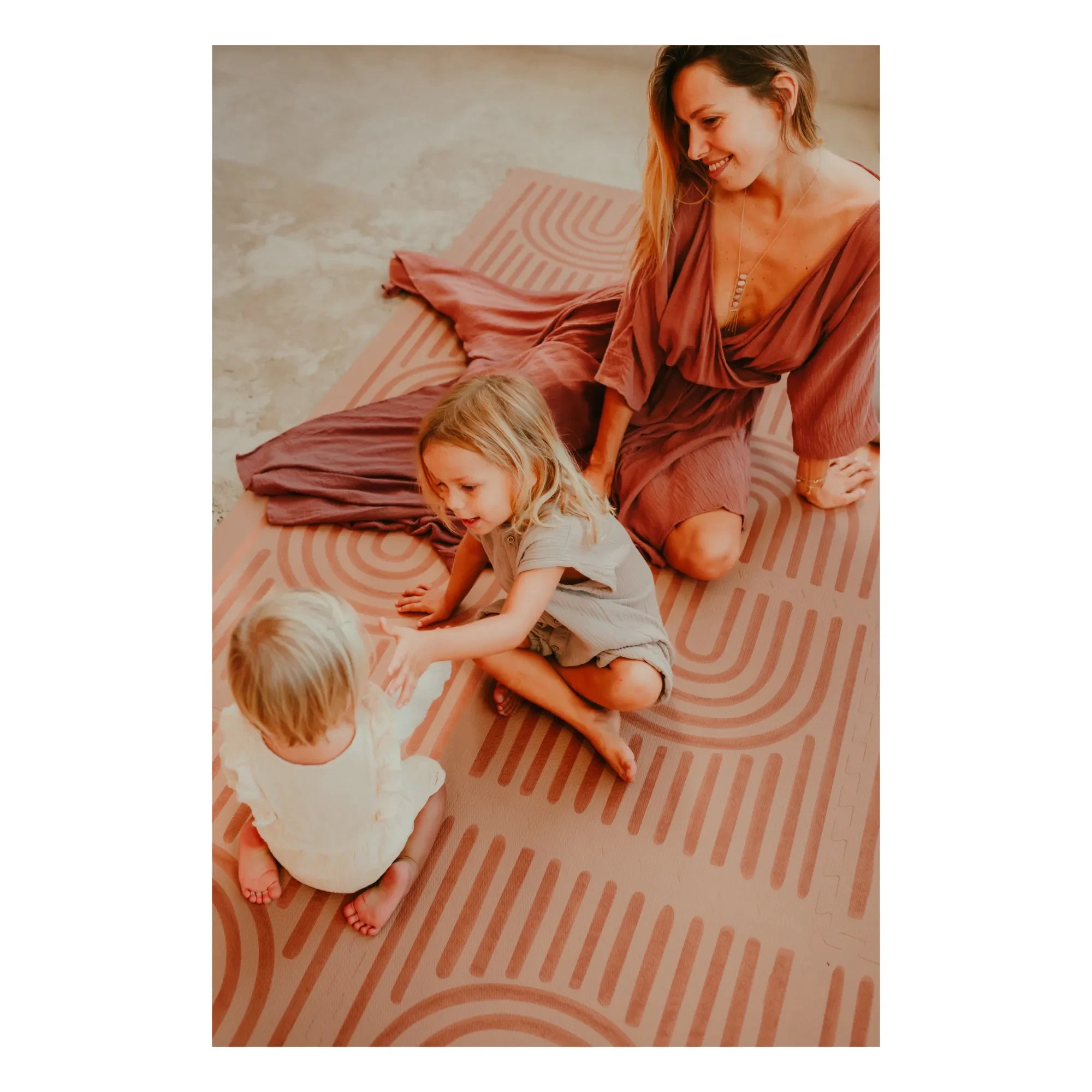 Toddlekind - Lineare modulare Spielmatte | Camel