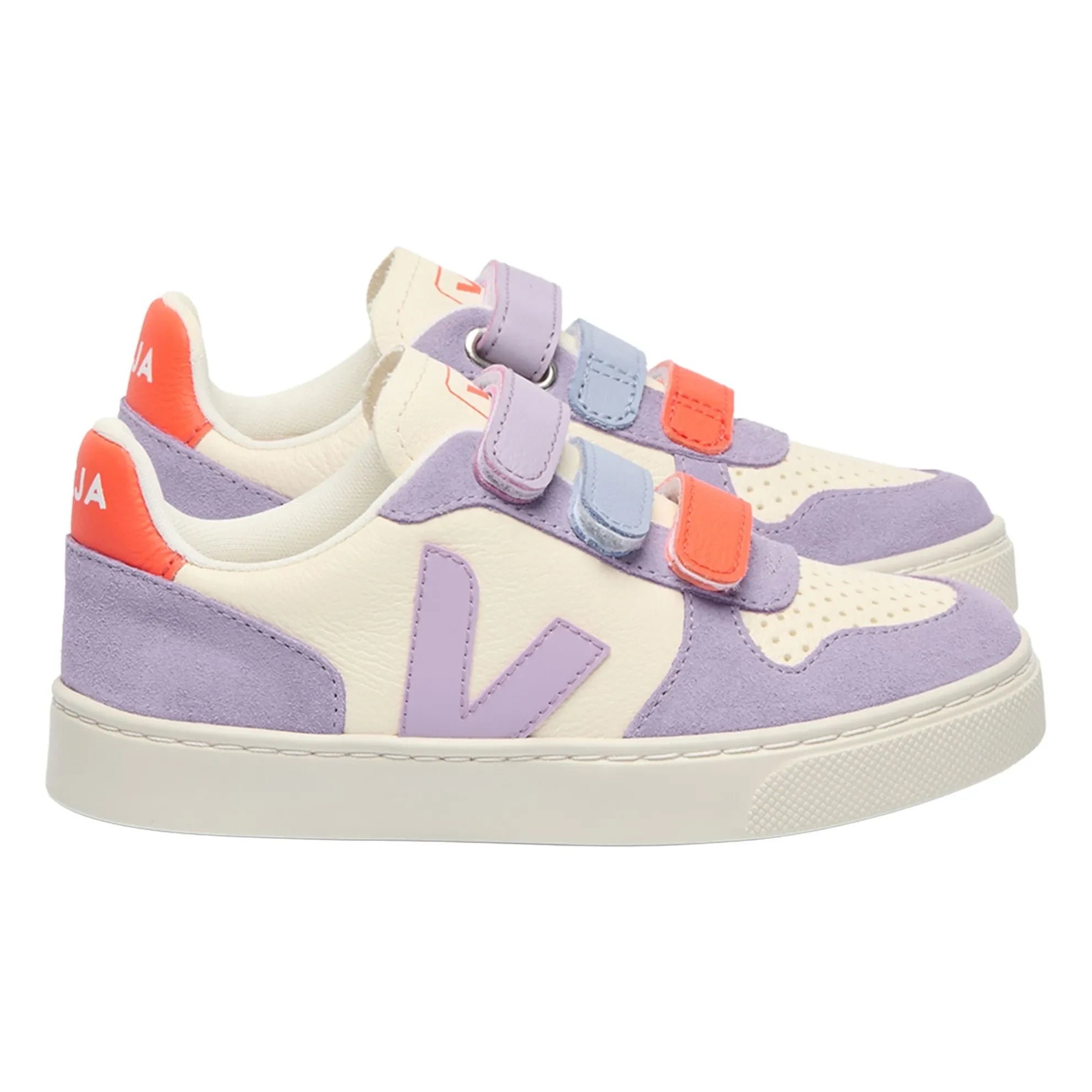 Veja - V-10 Leder-Sneaker O.T. | Lila