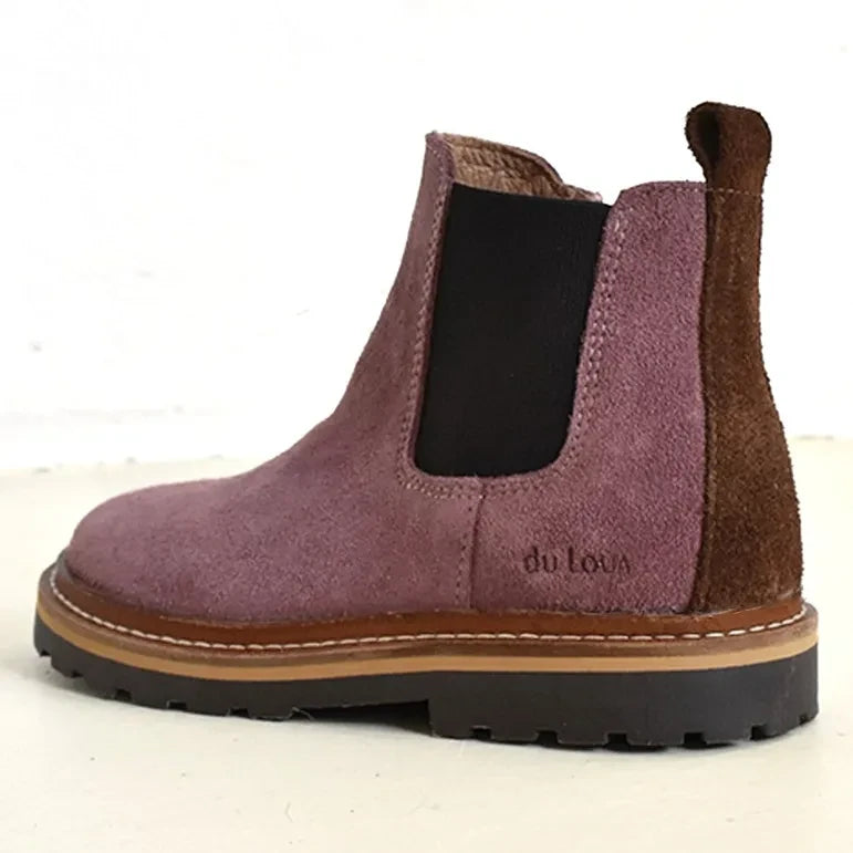 du Loua - Louis Wildlederstiefel | Rosa