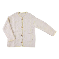 Poudre Organic - Gesteppte Jacke aus Bio-Baumwolle mit Hirse | Gelb