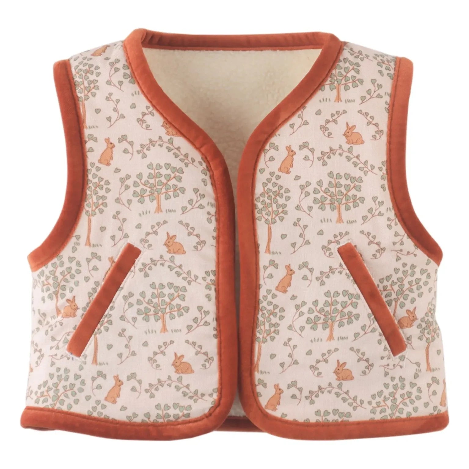 Gingersnaps - Glade Wende-Weste | Ecru