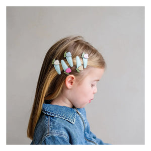 Mimi & Lula - 5er-Set Tulpen-Haarspangen | Türkis