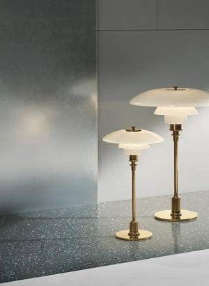 Louis Poulsen - PH 2-1 Tischlampe, Louis Poulsen | Messing