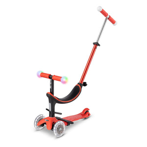 Micro - Mini 3-in-1 LED Scooter | Rot