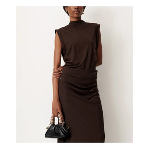 Sessùn - Dolish etek Organik pamuk | Kahve