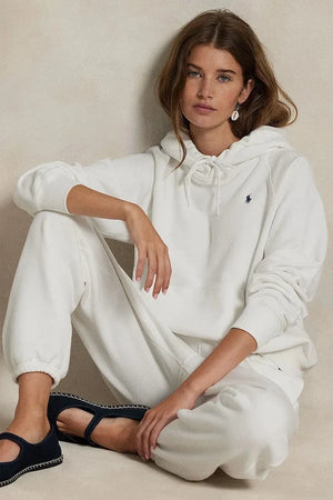 Polo Ralph Lauren kapüşonlu kadın sweatshirt pamuklu