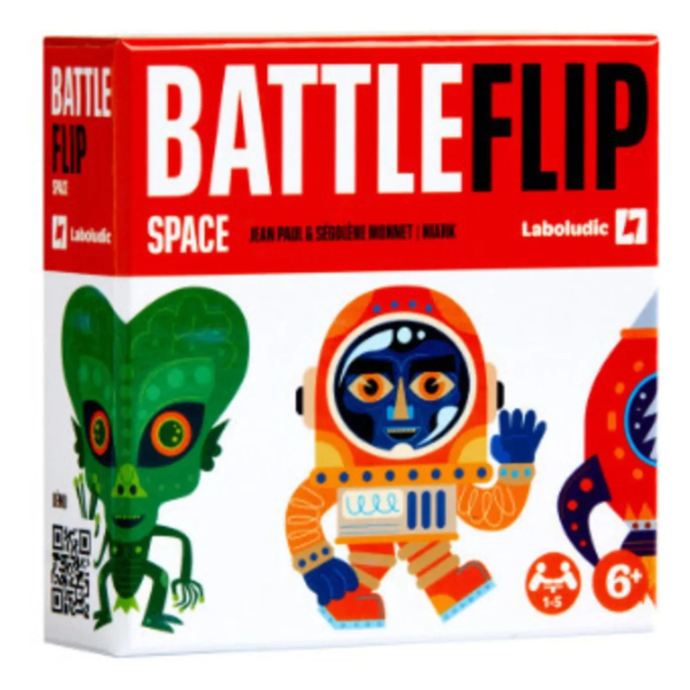 Laboludic - Battle Flip Weltraum-Kartenspiel