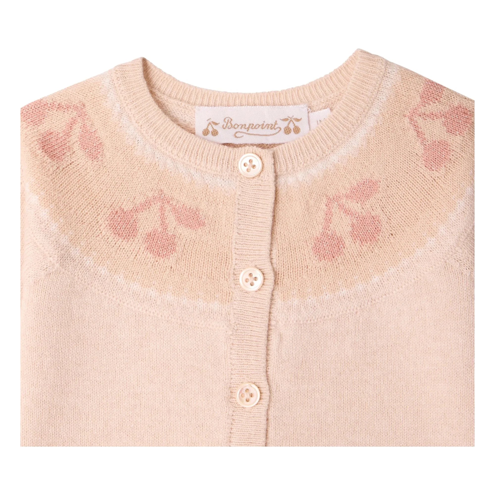 Bonpoint – Jenny Laine Cardigan- und Hosen-Set | Hellrosa