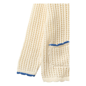 Copenhagen Colors – Strickjacke aus Bio-Baumwolle | Creme