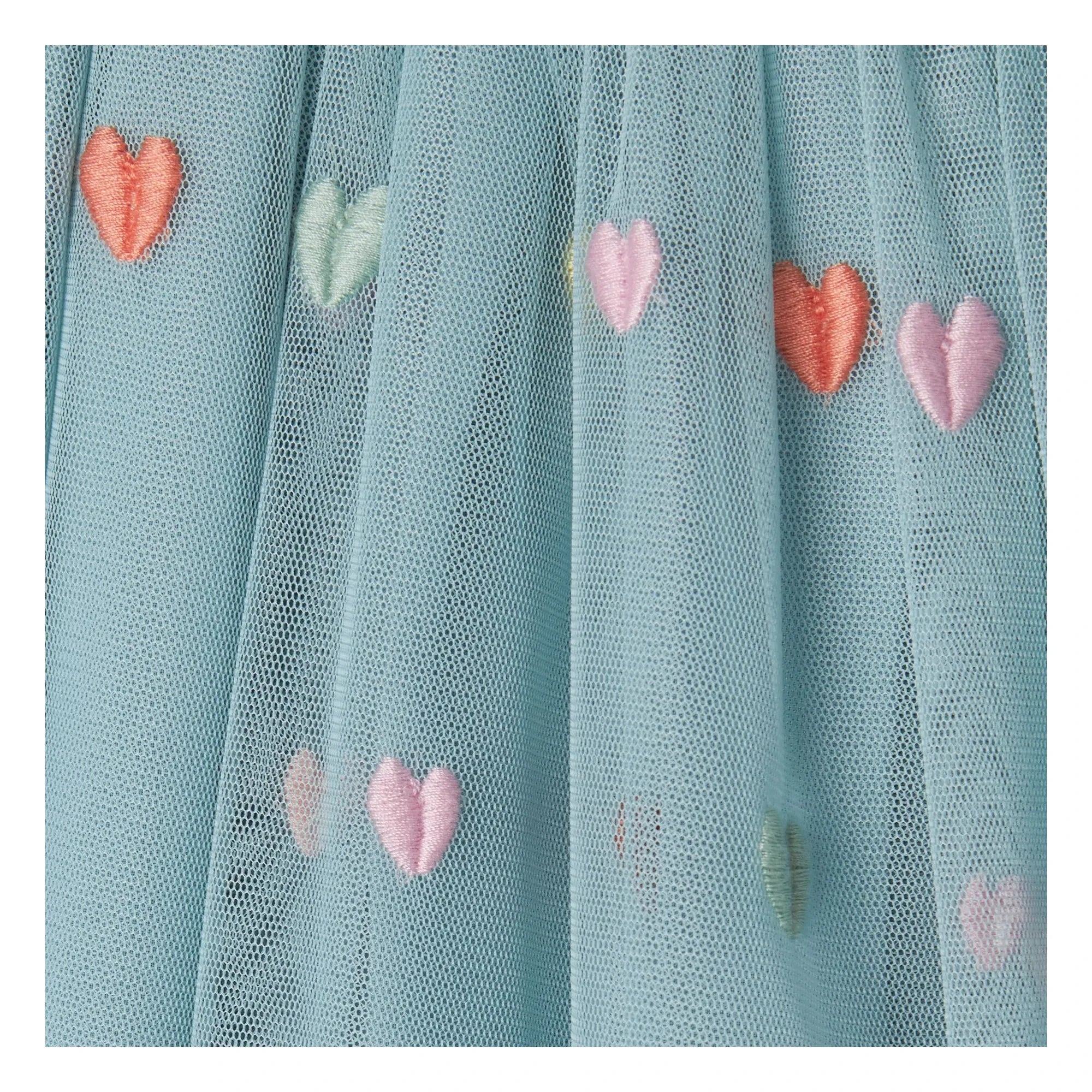 Stella McCartney Kids - Tüll-Herz-Rock | Türkis