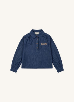 Smallable Kid - Denim Linie Bluse | Denim brut
