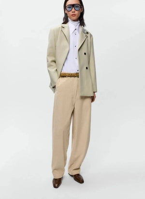 Cordera - Samt Baumwollhose | Beige