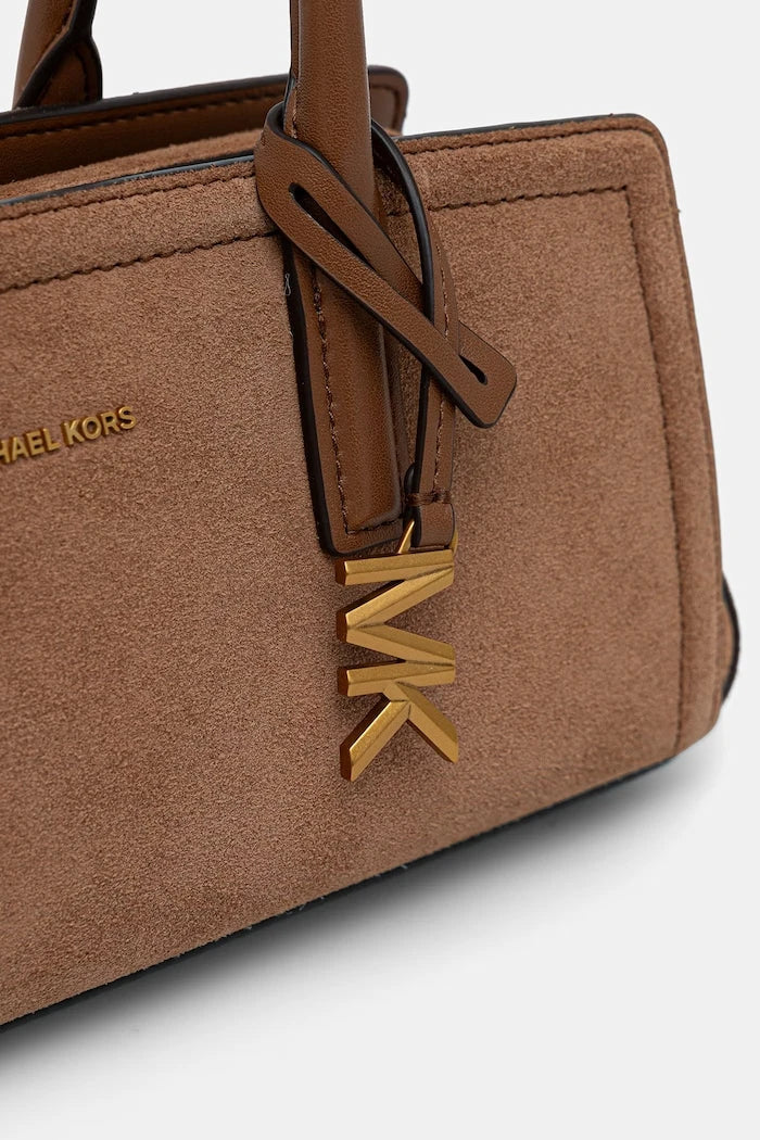 MICHAEL Michael Kors LAILA süet kadın baget çanta