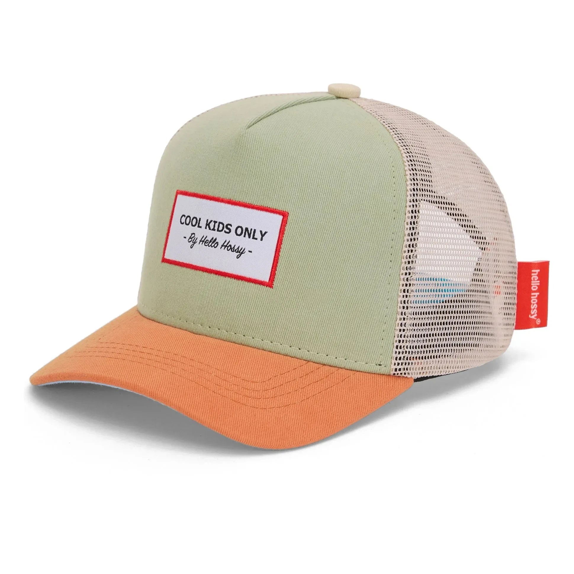 Hello Hossy - Trucker Mini Bio-Baumwolle Gebogene Schirmmütze | Hellgrün