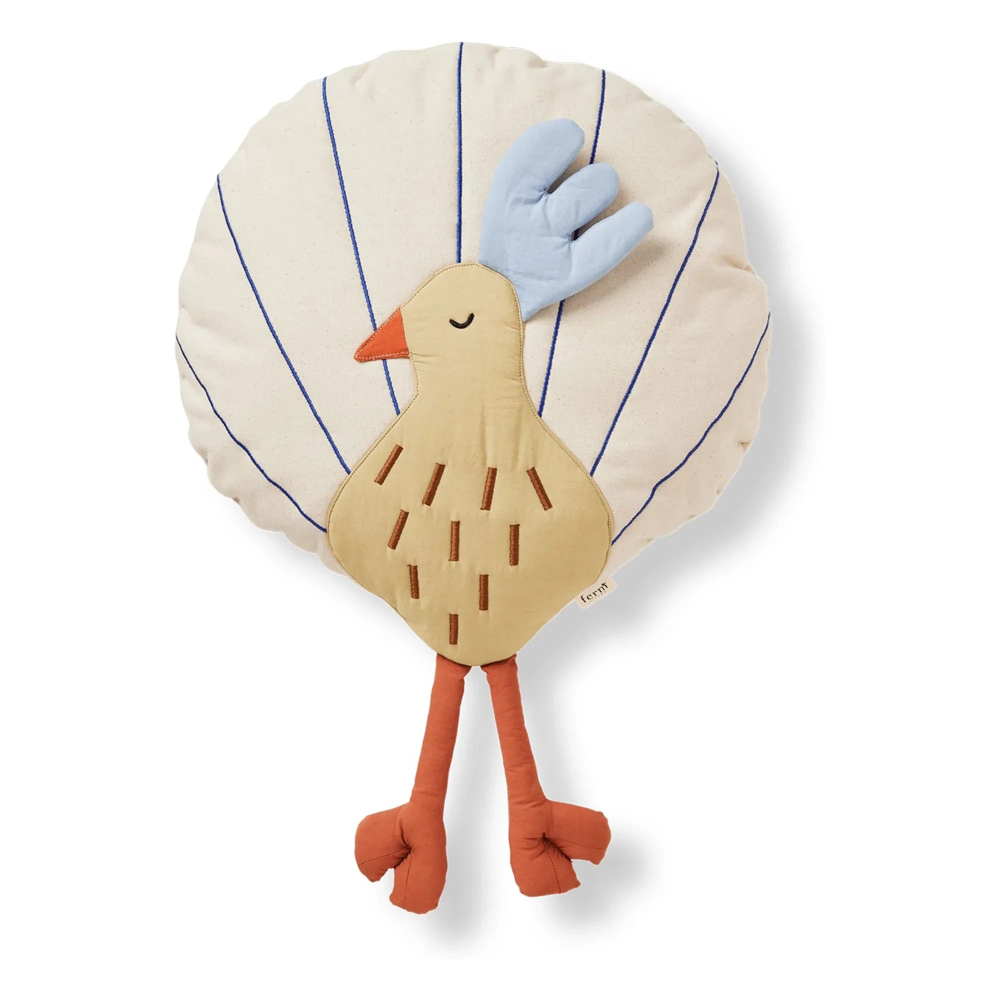 Ferm Living Kids - Kissen Pfau | Beige