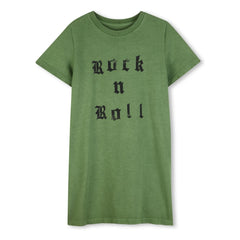Zadig & Voltaire – Rock N Roll T-Shirt Kleid | Grün