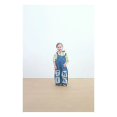 Tinycottons - T-Shirt aus Bio-Baumwolle mit Rosen | Hellgelb