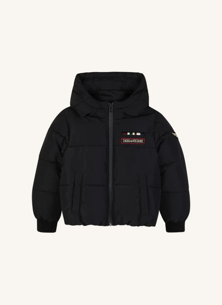Zadig & Voltaire - Gepolsterte Jacke mit Badge Zadig et Voltaire | Schwarz