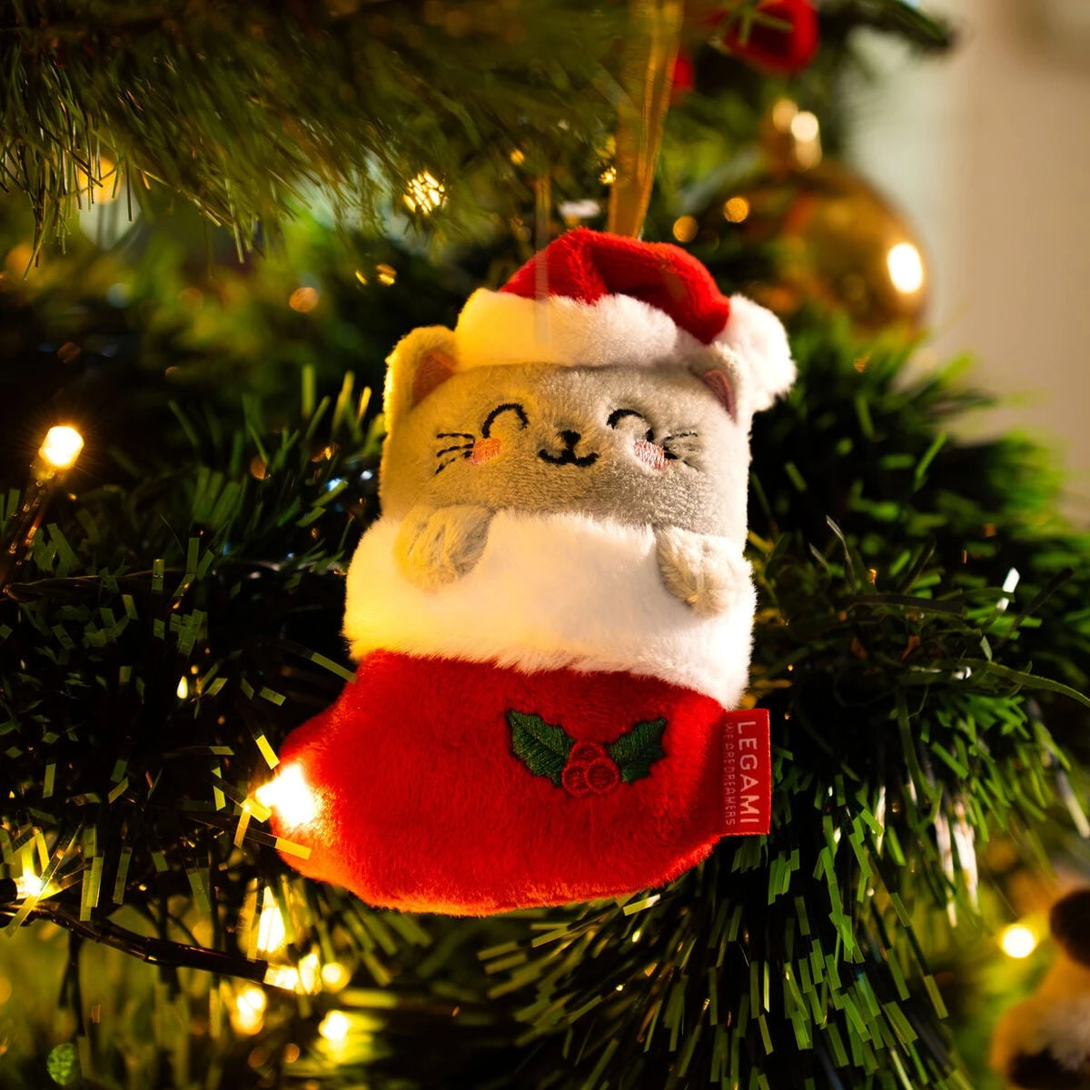Legami - Plüschspielzeug Weihnachtsdekoration - Kitty - Oh-Oh-Ohrenschmuck