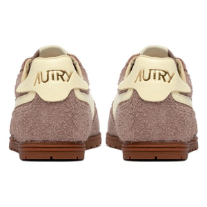 Autry - Windspin Low Zweifarbiger Wildleder- und Leder-Basketballschuh | Puderrosa