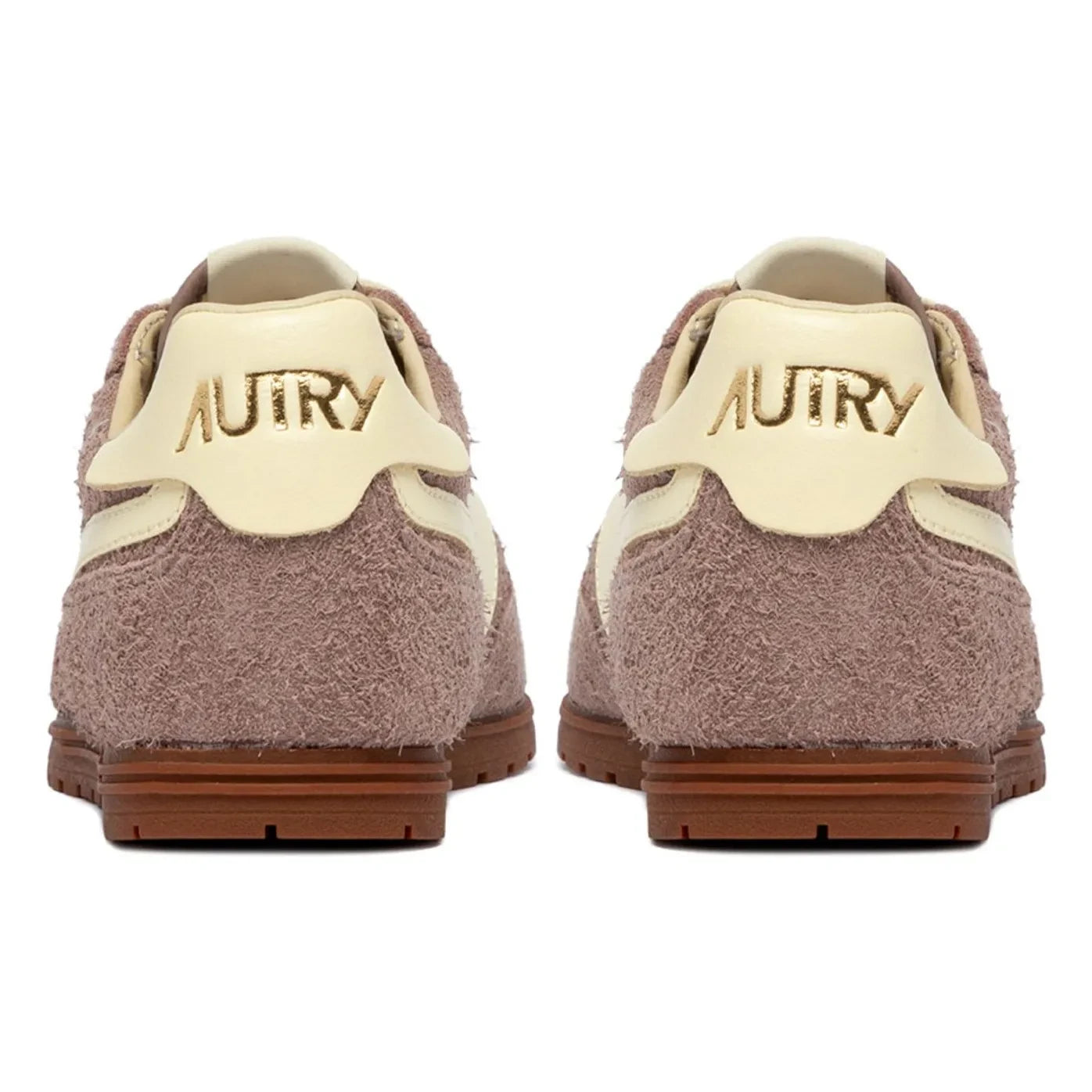 Autry - Windspin Low Zweifarbiger Wildleder- und Leder-Basketballschuh | Puderrosa