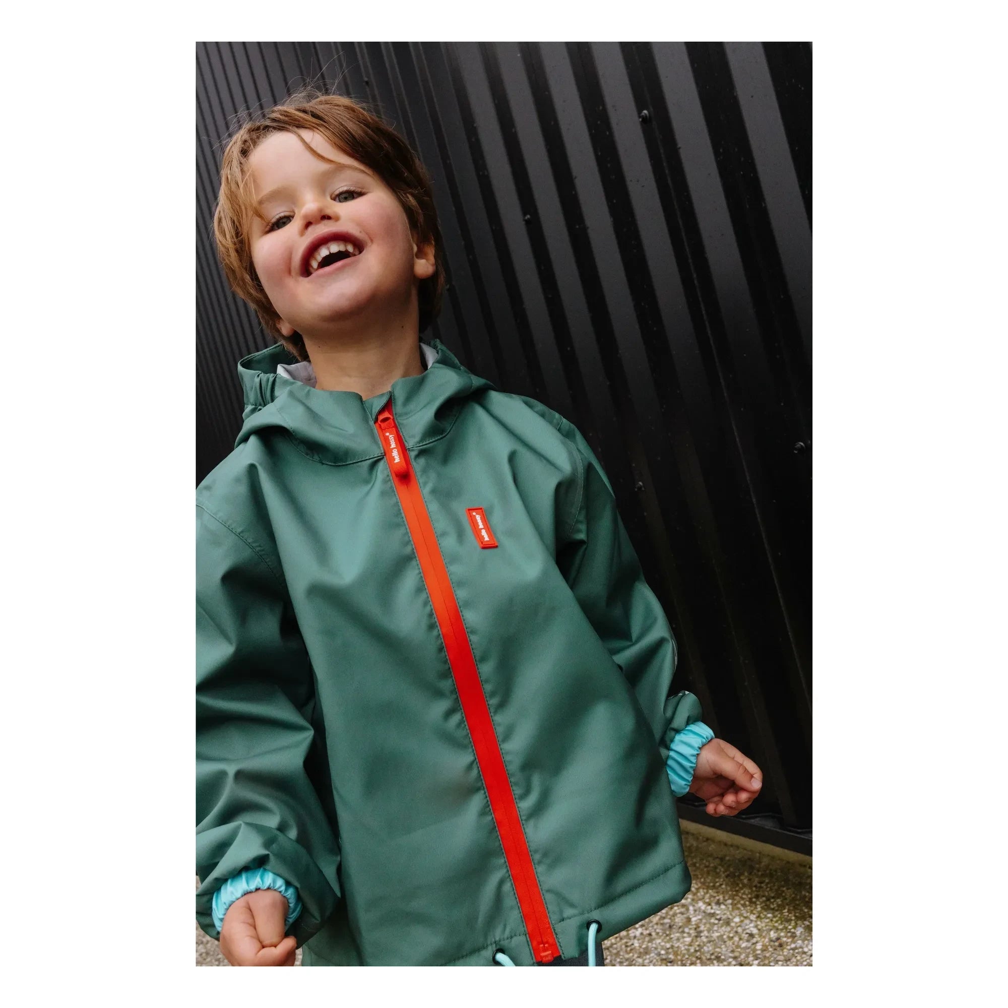 Hello Hossy - Wasserdichte Jacke | Grün