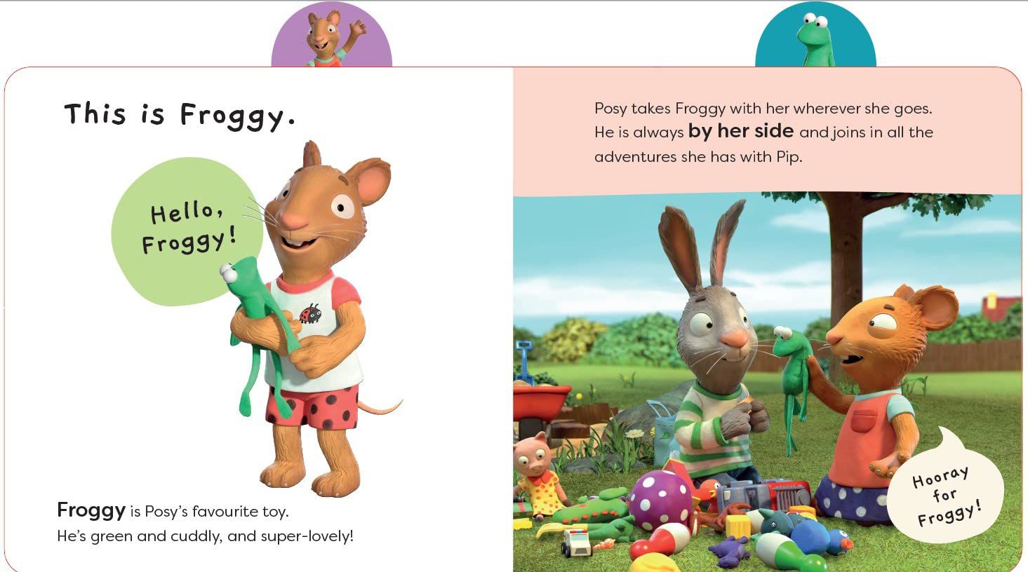 Nosy Crow - İngilizce Pip ve Posy: Favori Şeyler Kitap-Dinossi