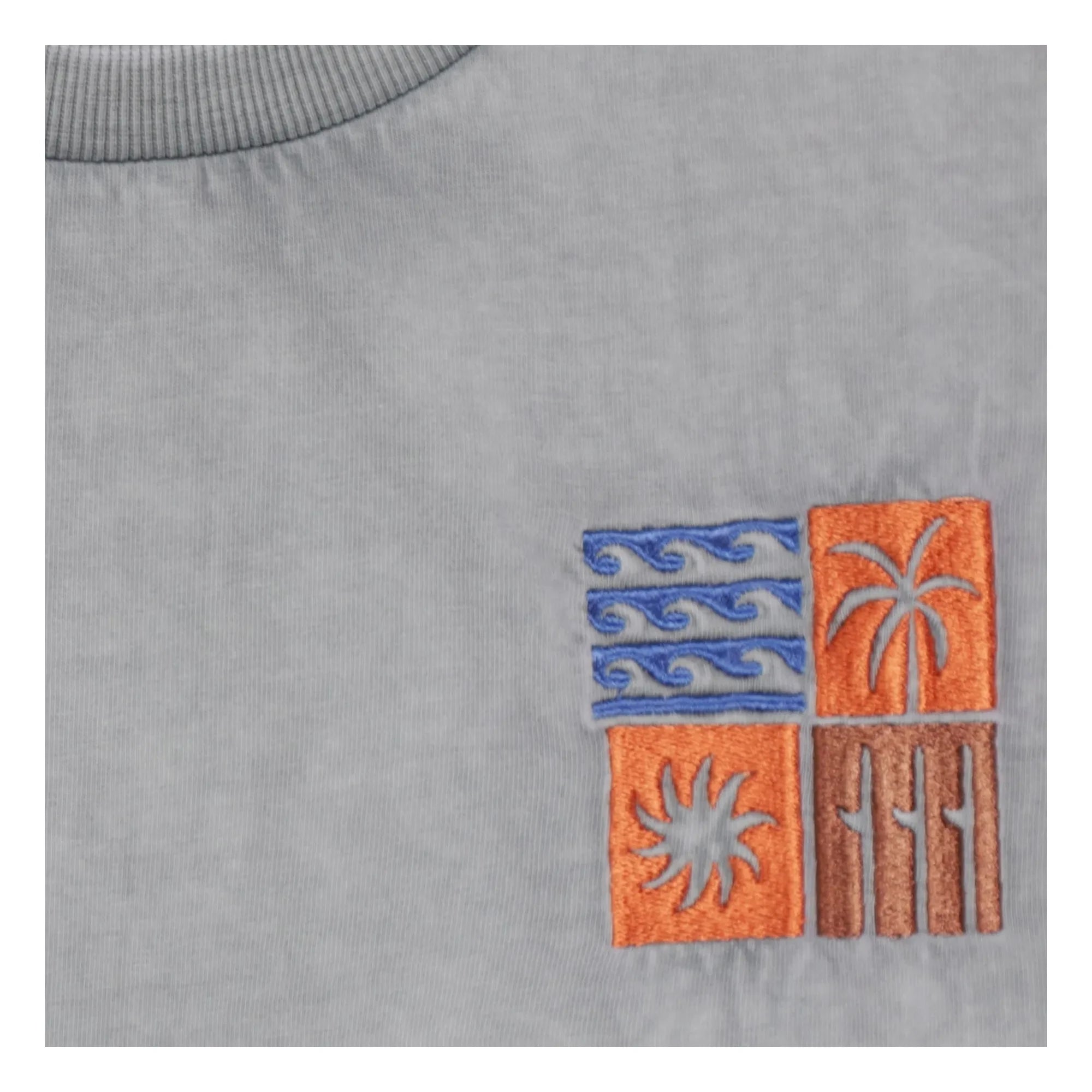 Tumble N'Dry – Oversize-T-Shirt „Sunbury“ aus Bio-Baumwolle | Hellgrau