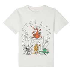 Stella McCartney Kids - Stella Insekten Bio-Baumwoll-T-Shirt | Elfenbein