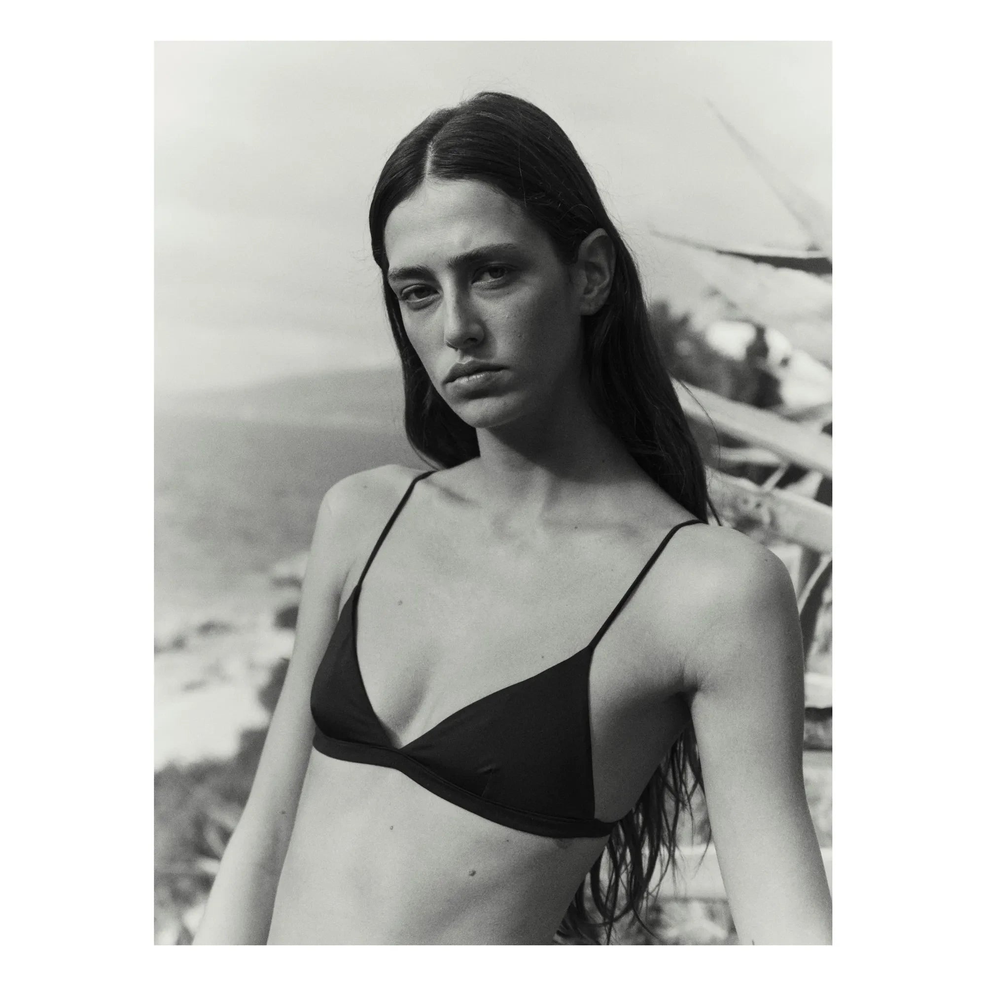 Vanessa Sposi - Triangel-Bikini-Oberteil | Black