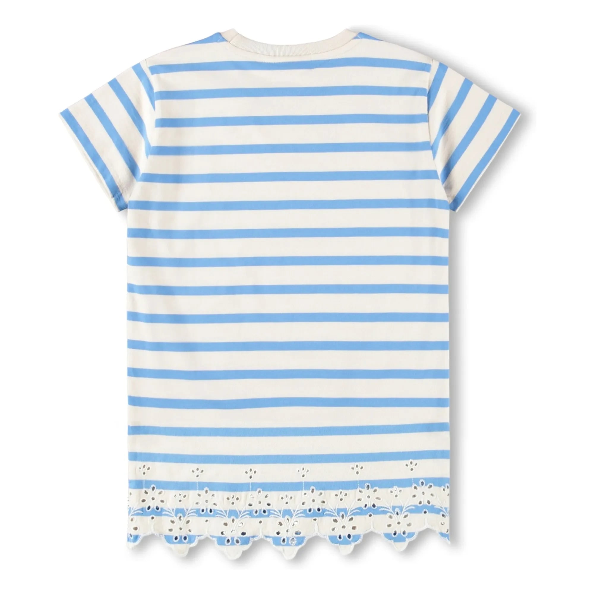 Molo - Gestreiftes Kirschenkleid | Blau