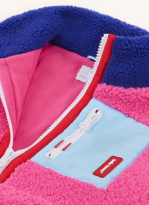 Hello Hossy - Fleecejacke mit Reißverschluss | Fuchsia