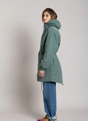 Smallable Woman - Zebra mit recycelter Faser gefütterter Parka | Teal