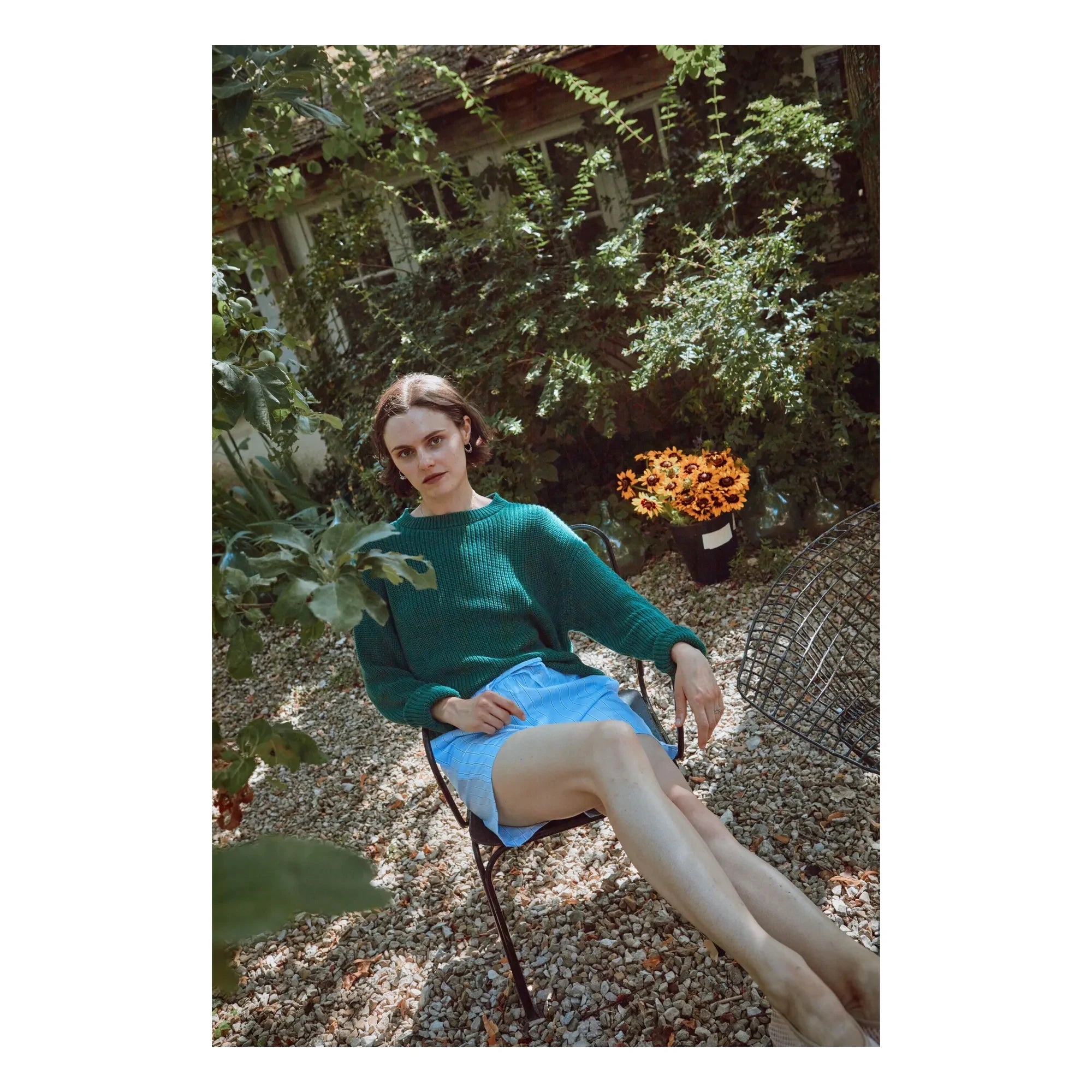 Poudre Organic - Bio-Löwenzahn-Baumwollpullover | Grün