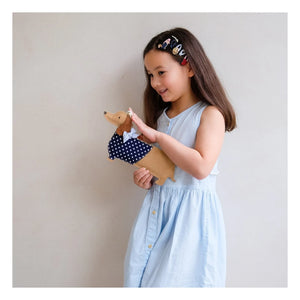 Mimi & Lula – 5er Paris Mini Haarspangen Set | Marineblau