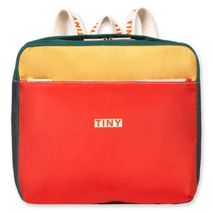 Tinycottons – Rucksack mit Farbblock-Design | Rot