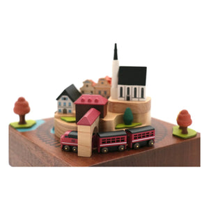 Wooderful life - Herbstzug Holz-Spieluhr