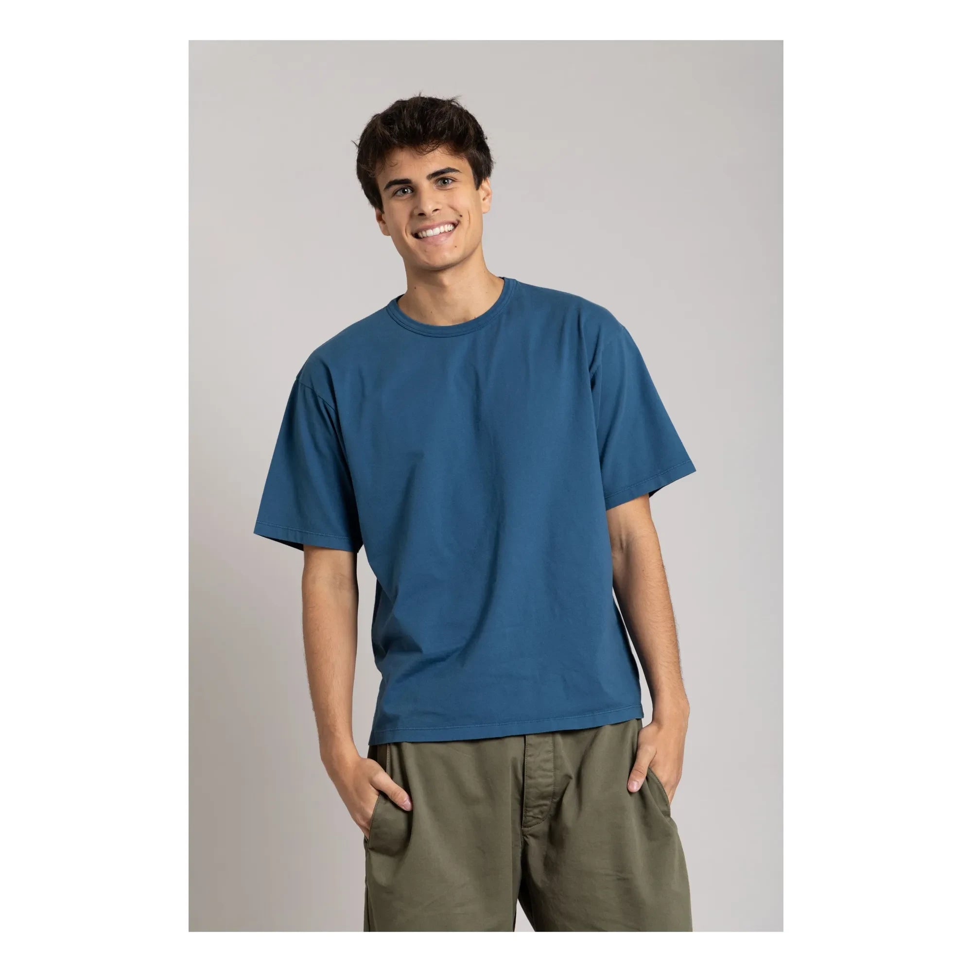 Smallable Man - Solal Bio-Baumwoll-T-Shirt | Blau