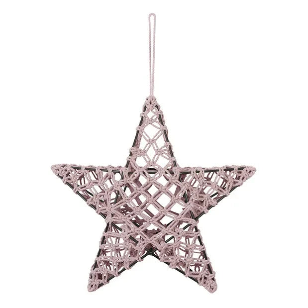 Nummer 74 – Makramee-Sternenlampe | Altrosa S007