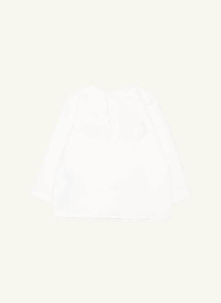 Chloé - Langarm-T-Shirt Chloé Bio-Baumwolle | Weiß