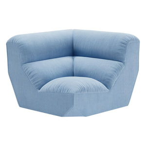 & Tradition - Hi Lo AV55 modulares Sofa Eckmodul | Hellblau
